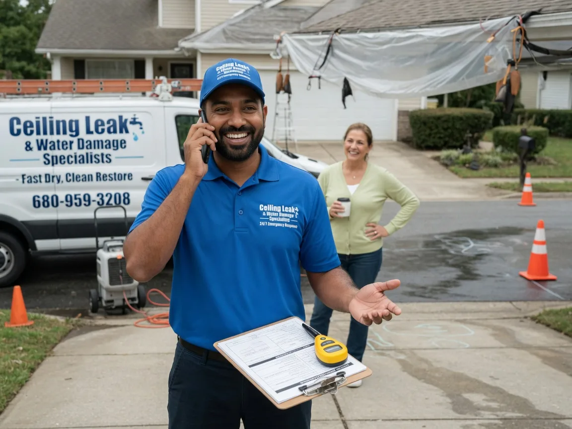 Ceiling Leak Cleanup La Center, WA FAQs